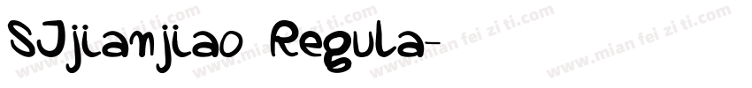 SJjianjiao Regula字体转换